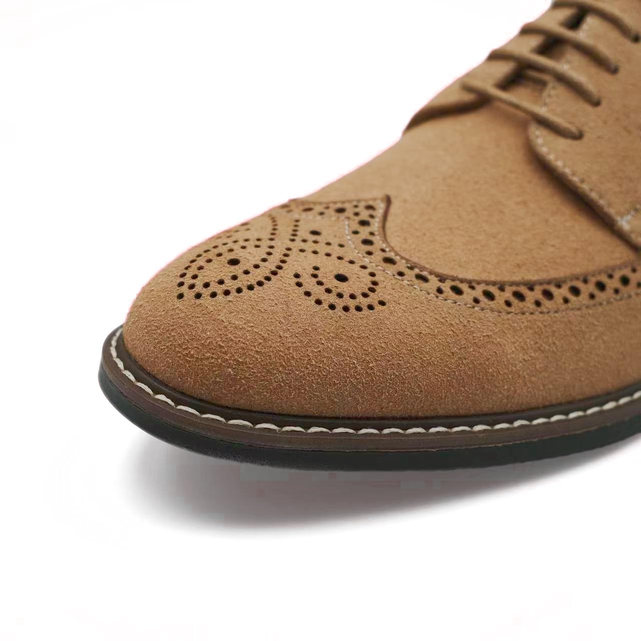 Finishing & Sewing Chaussures à lacets Oxford classiques pour homme