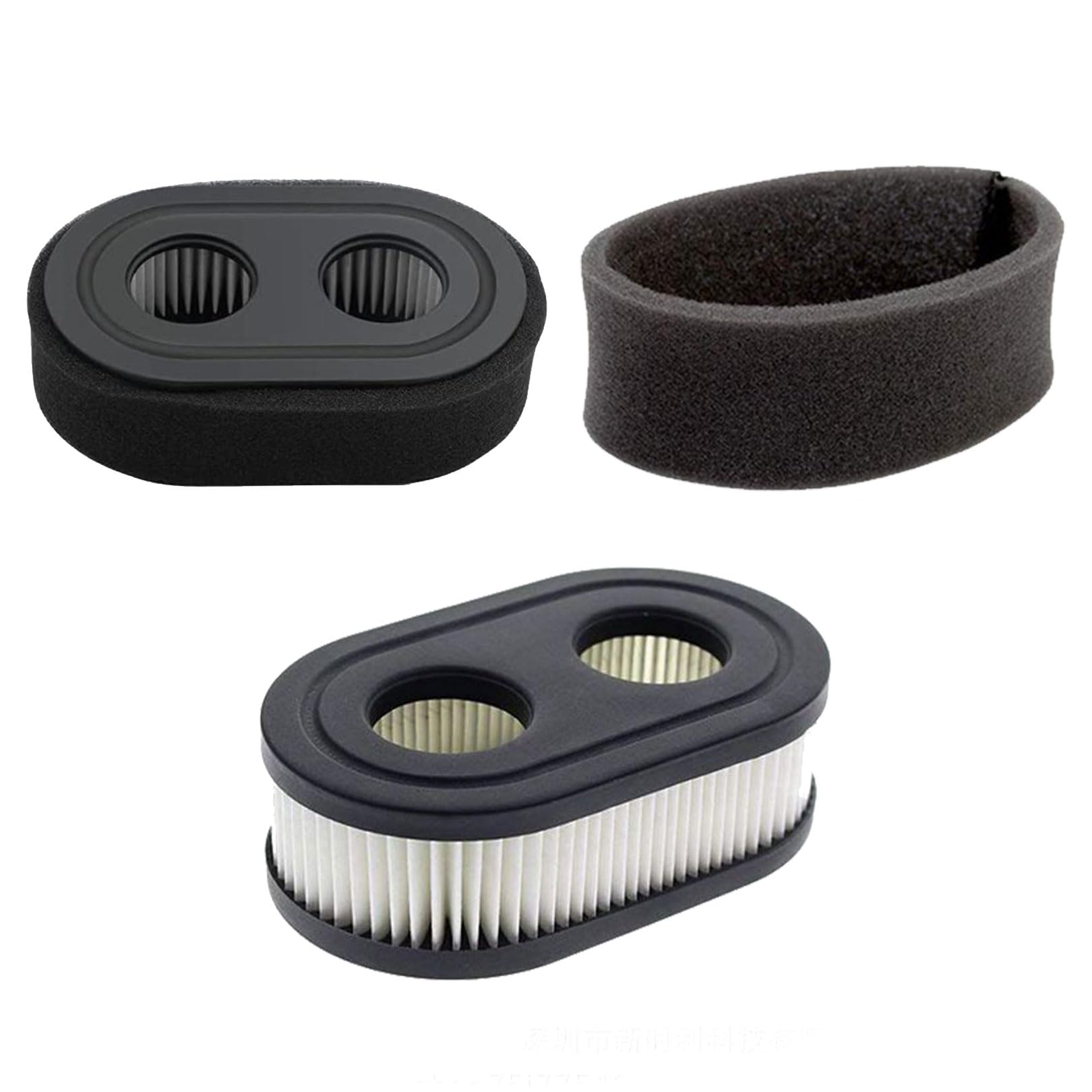 5x Luftfilter Für Rasentrimmer - Schwammfilter 50x43mm Für Verschiedene Modelle