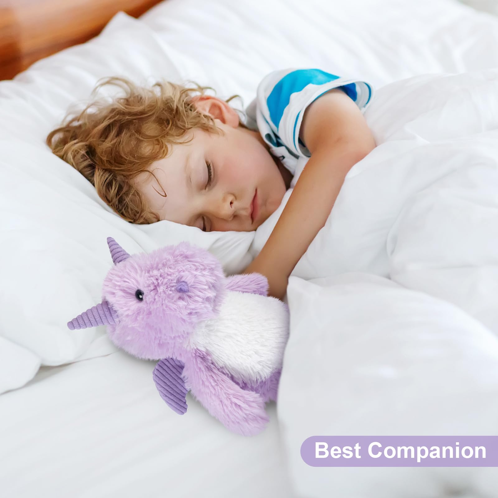 SuzziPals Heatable & Coolable Dragon Plush, Microwavable Heating Pad Stuffed Animal for Soothing & Relaxation, Dragon Gifts for Kids, Cute Plush Toys - Image 5