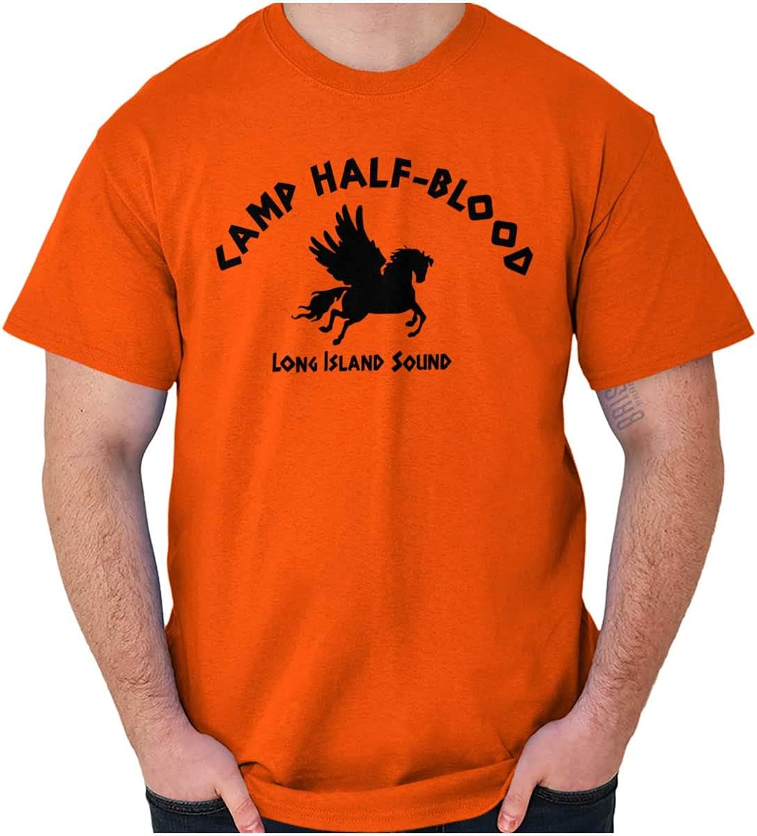 Brisco Brands Camp Half Blood Greek Mythology Movie Gym T Shirt