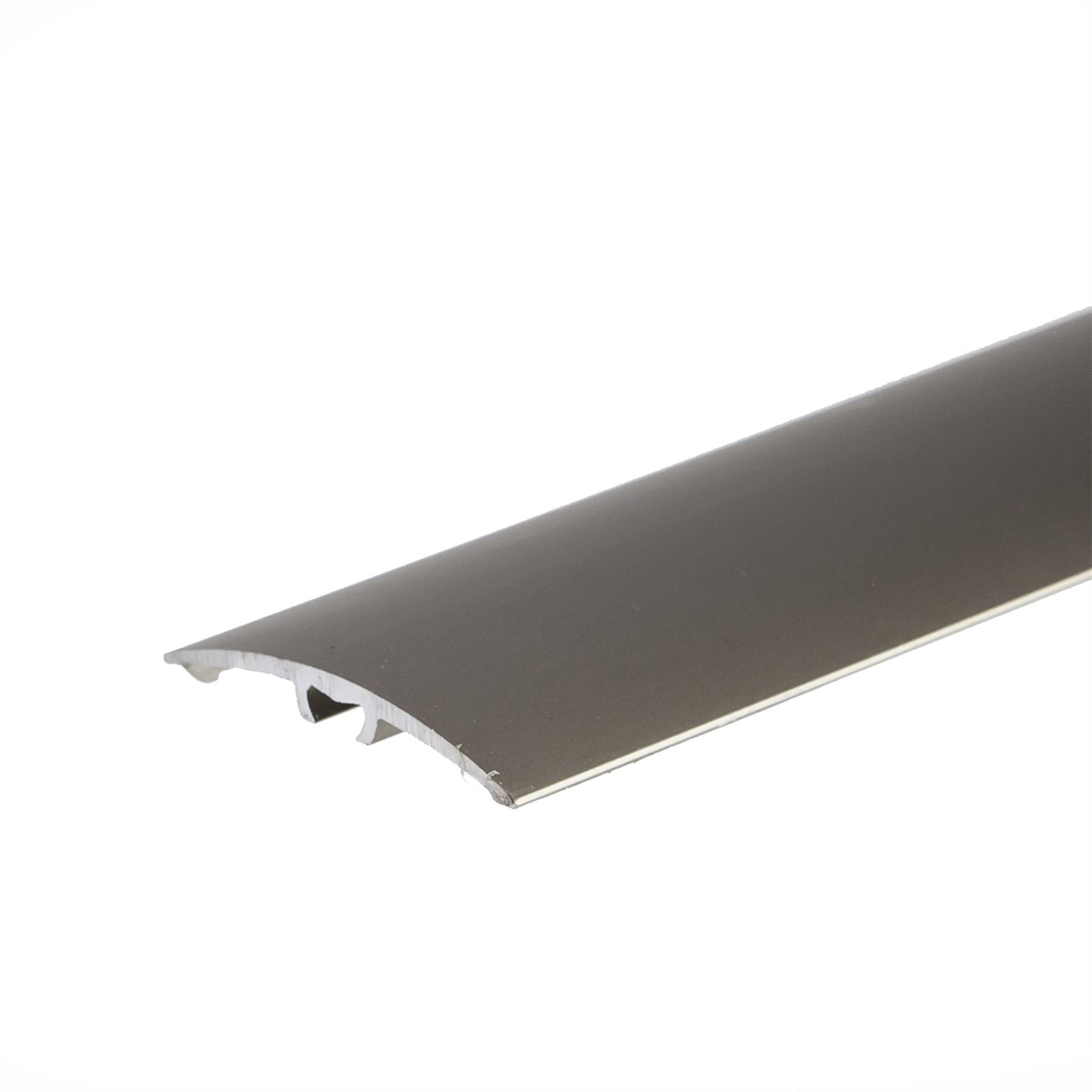 Screw Fixed ANODISED Aluminium Door Floor Bar Edge Trim Threshold 930mm x 40mm A64, INOX