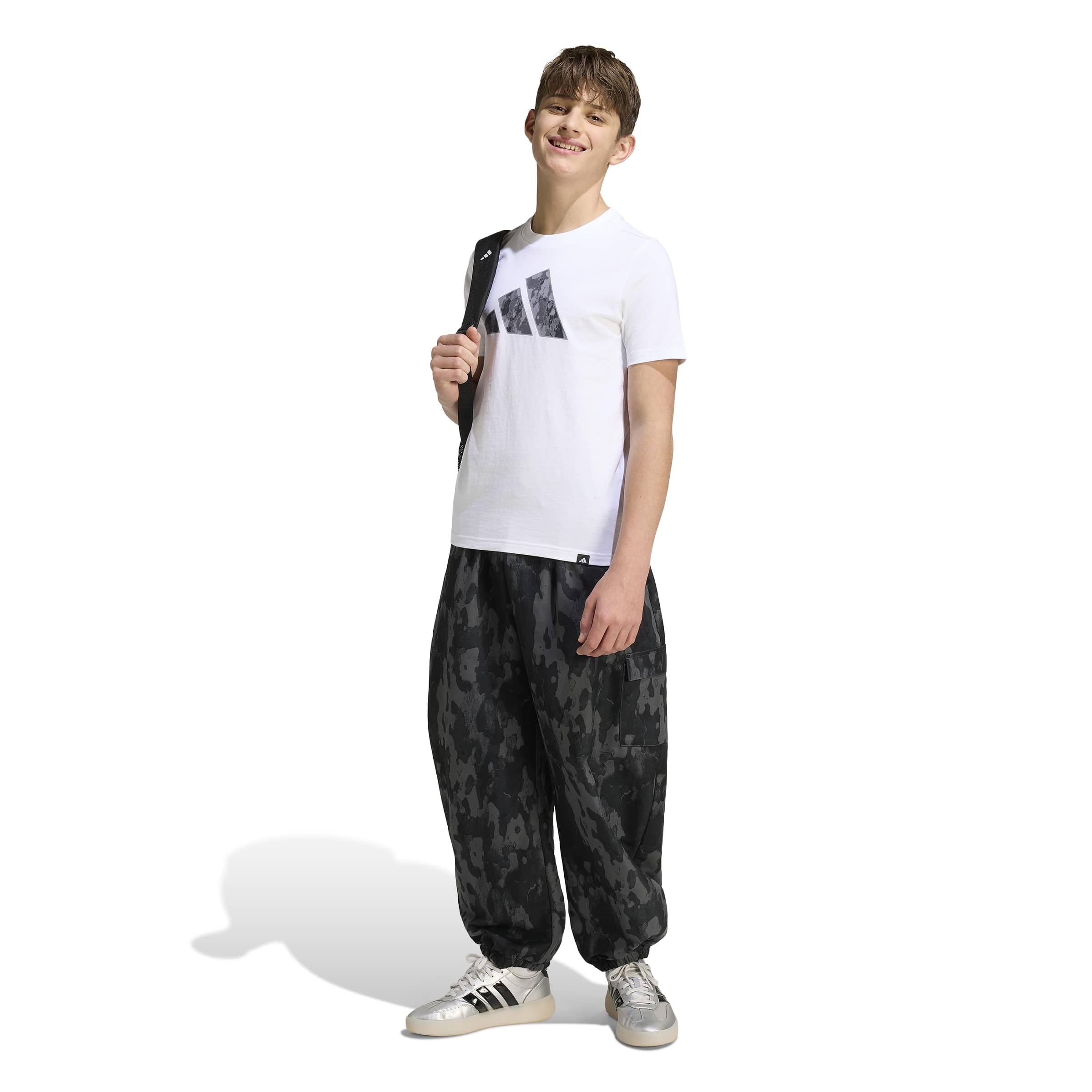 adidas Camo Graphic Junior Manga Corta Unisex niños (Pack de 1)