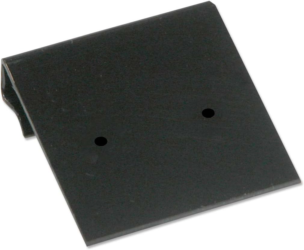 JewelrySupply Hanging Earring Card Black Plastic 1x1 (Package of 100)