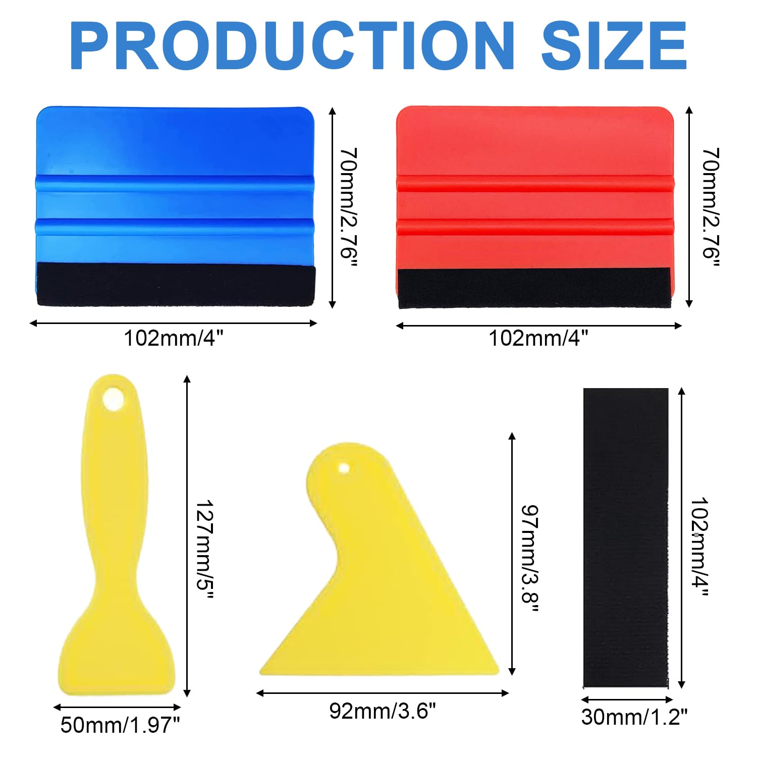 27 Pezzi Spatola per Pellicole Adesive, Spatola per Wrapping Pellicola Auto, Spatola Kit Carta da Parati, Kit Wrapping Auto, Kit di Attrezzi di Installazione di Pellicole per Vetri Vinile Auto