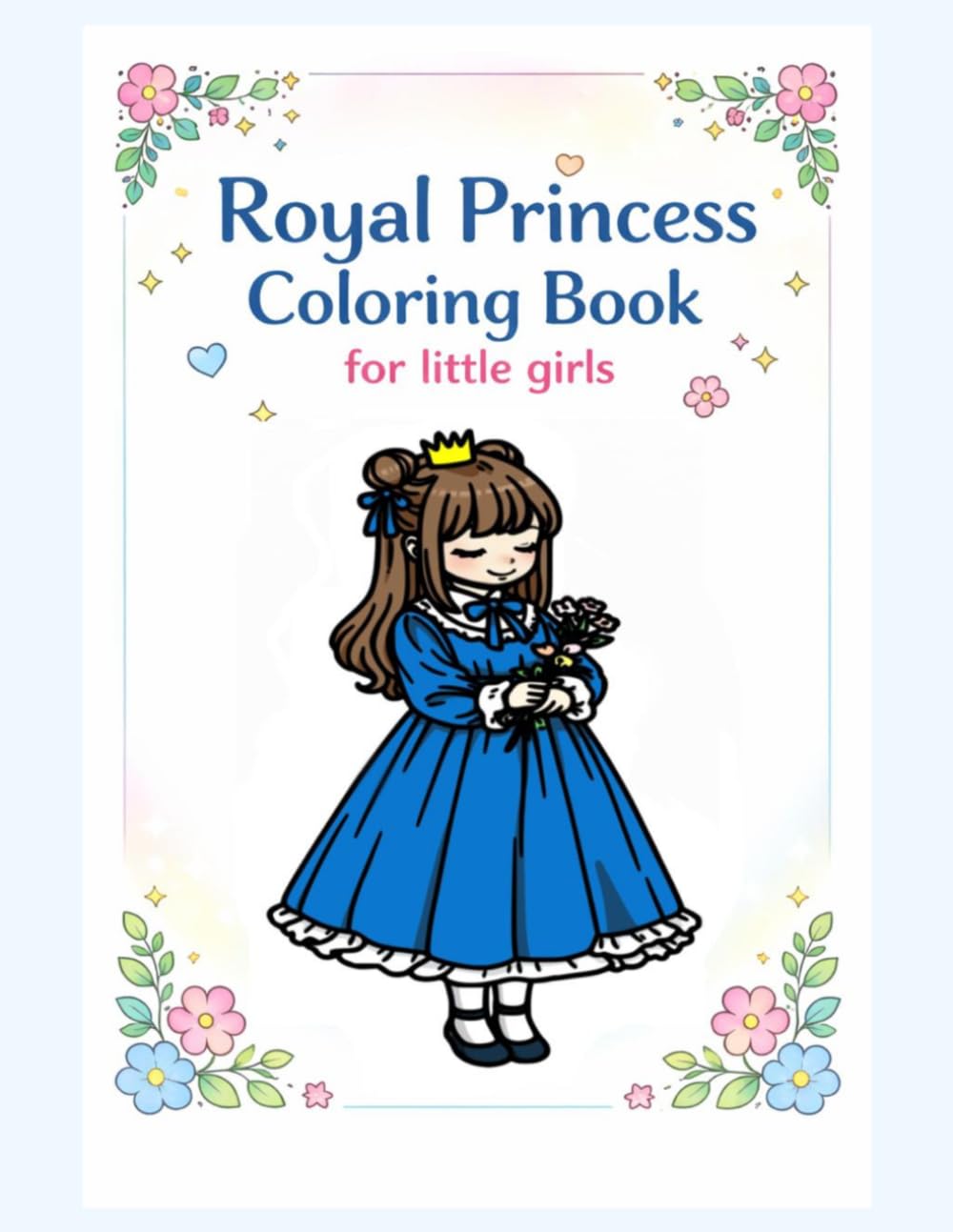 Royal Princess Coloring Book for little girls