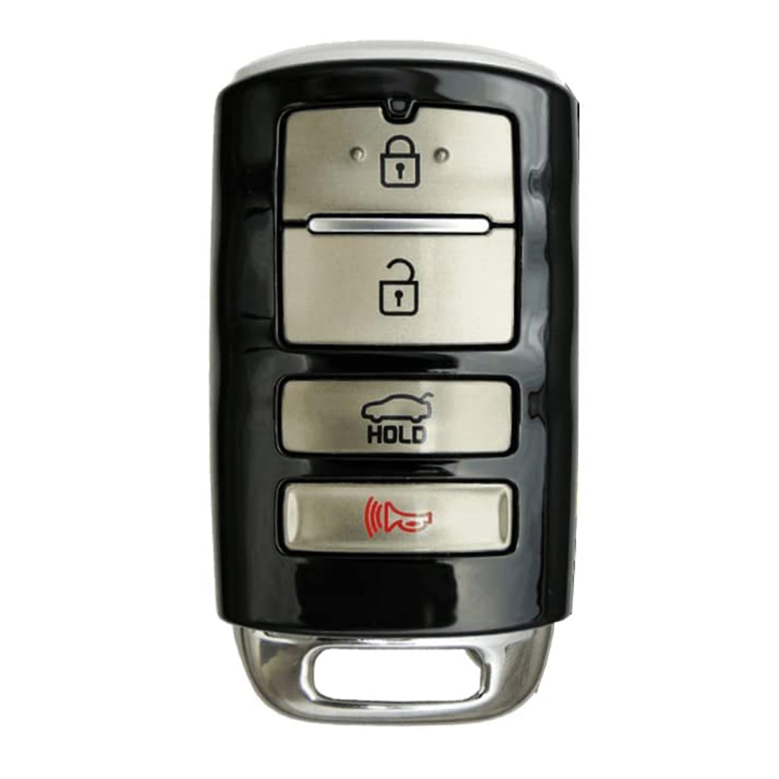 TPU Smart Key Fob Case Protective Cover Compatible with Kia 2014-2019 Cadenza, 2015-2018 K900 K7 K9,4 Button Keyless Entry Remote Accessories(Black)