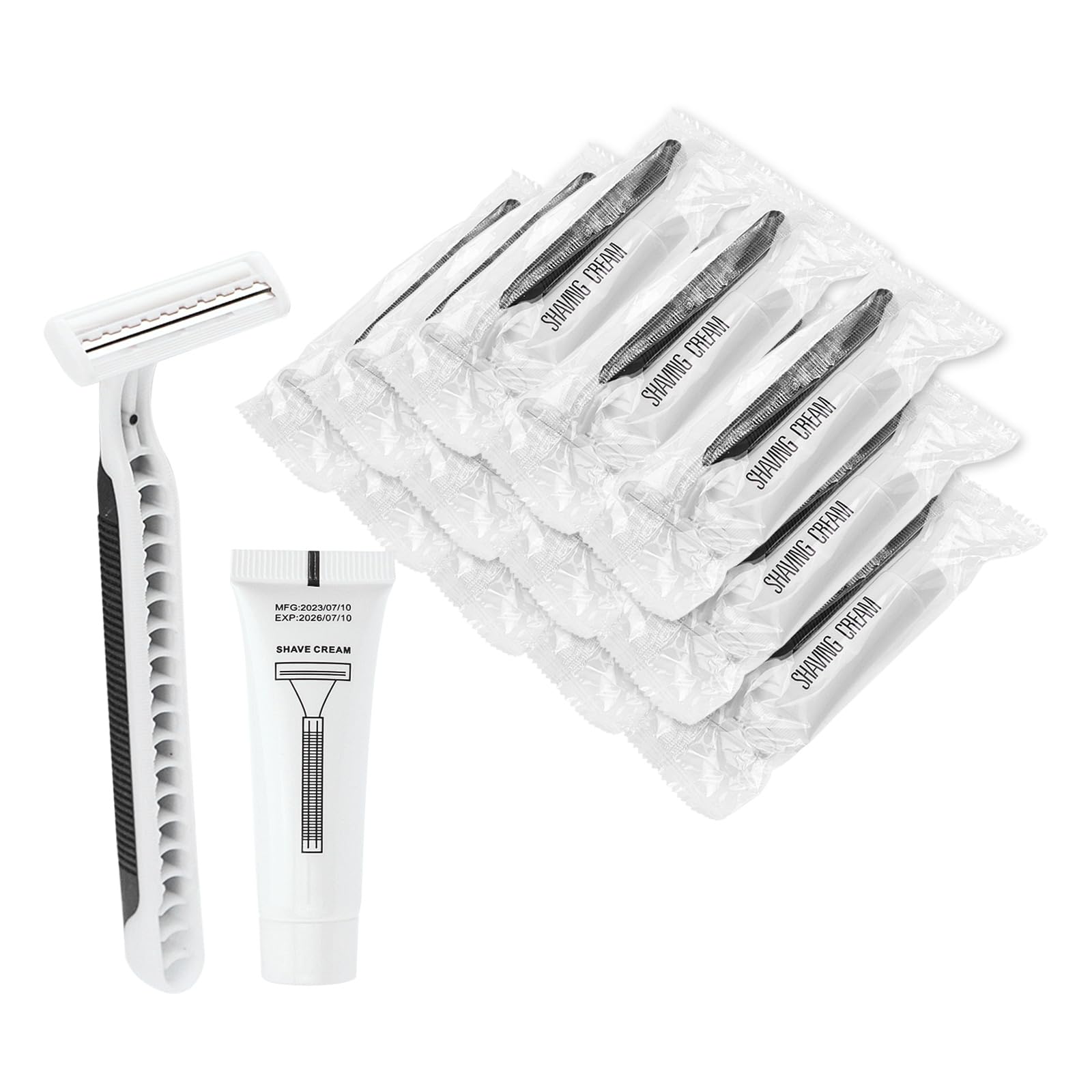 Disposable Razors in Bulk,30 PACK Black Disposable Shaving Razors