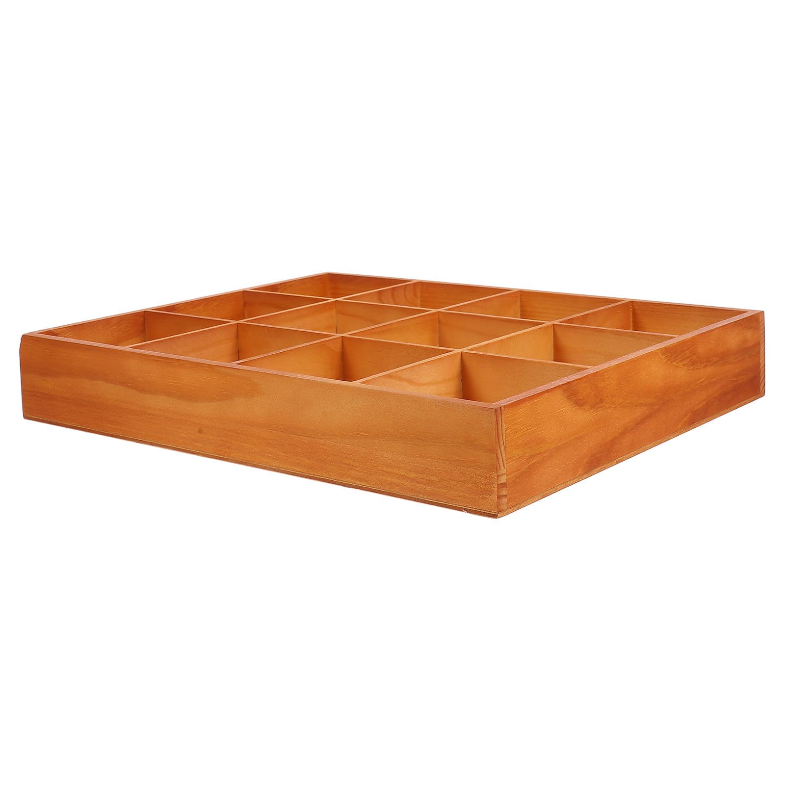 Contenitore Portaoggetti in Legno 12 Scomparti, Organizer per Cassetti di Calzini e Biancheria Intima, Divisorio per Armadio e Bagno per Ottimizzare Spazio e Ordine