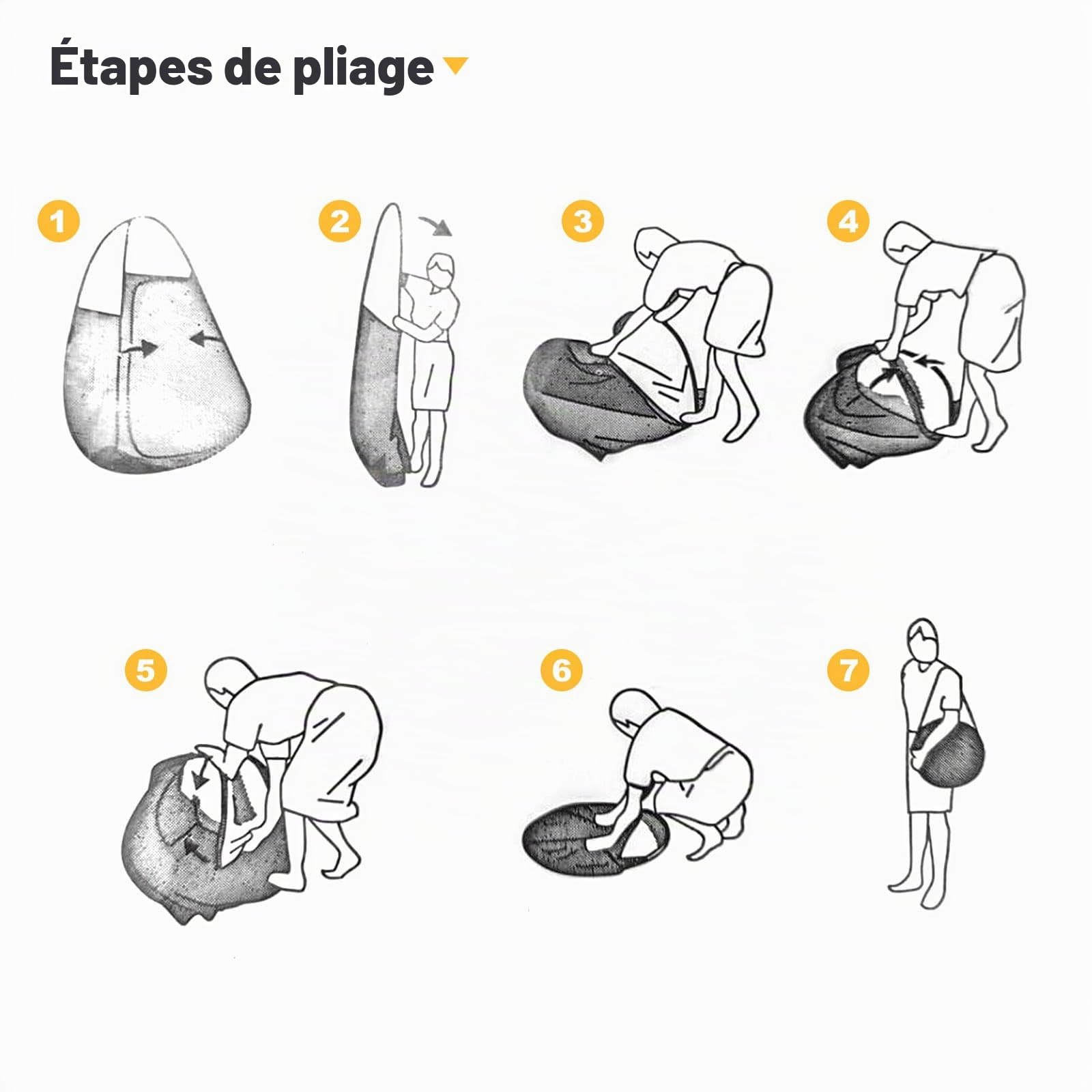CLIPOP Tente de Toilette Pop Up Toilette Cabinet de Changement Anti-UV Tente de Douche pour la Plage, la pêche, Le Bain, l'extérieur, avec Un Sac de Transport