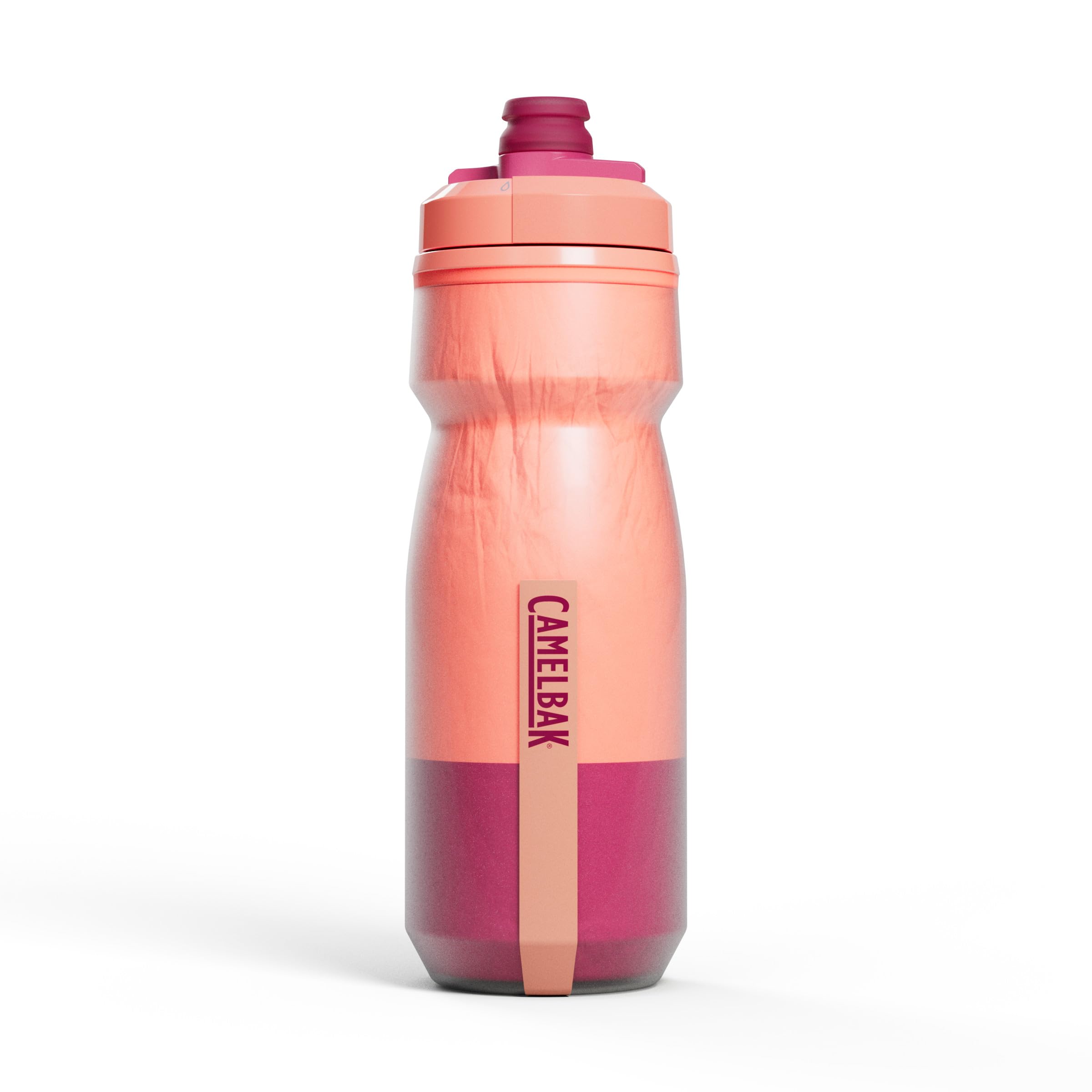 CamelBak Podium Chill Bike Squeeze Water Bottle Mercury Blush, 21oz