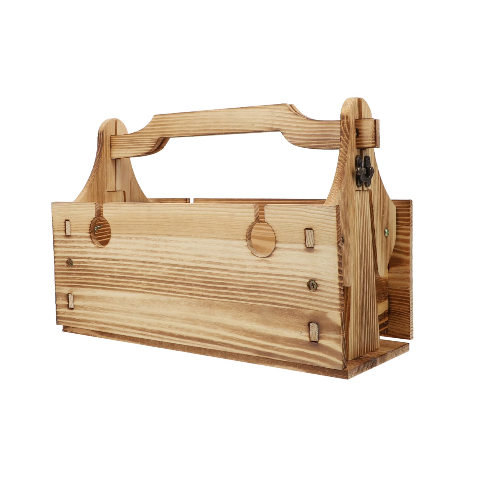 Table pliante de camping YARNOW bureau bois extérieur avec rangement