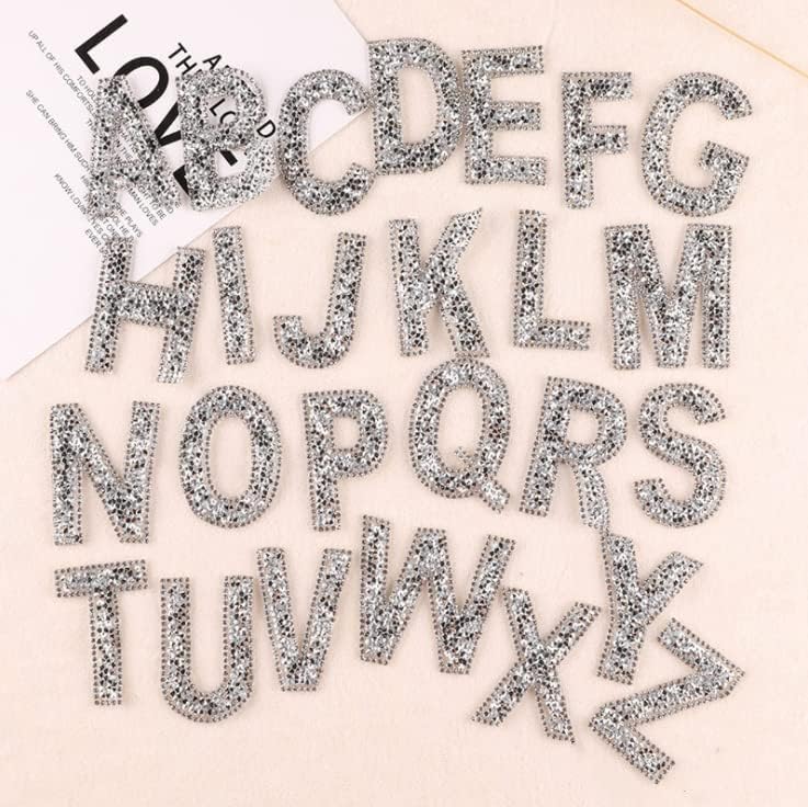 DUESI Glitzer-Buchstaben-Aufkleber – 2 Bögen, Gold/Silber, Selbstklebend, Für DIY & Deko