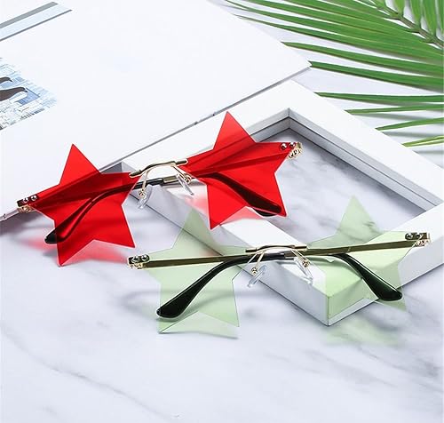 Miniatura 5 de Gafas de sol de estrella sin montura para el día de San Valentín, día de San Patricio, Pascua, 4 de julio, Navidad