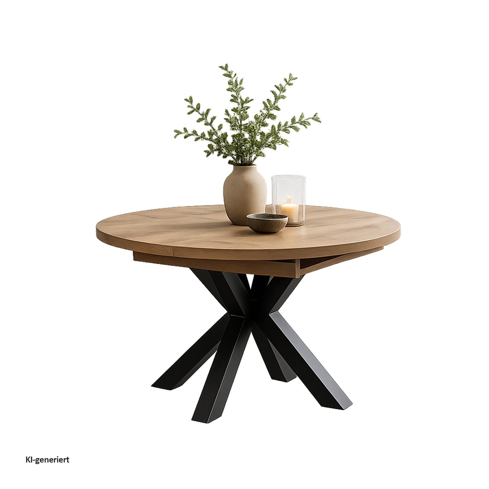 HTI living Ausziehtisch 110-150 cm amerikanische Eiche Adeel Esstisch