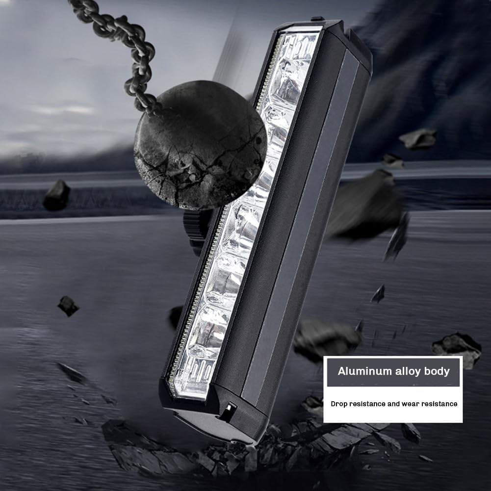 Luce anteriore a LED per scooter elettrico 4000 mAh torcia elettrica impermeabile ricarica USB lampada da ciclismo bicicletta