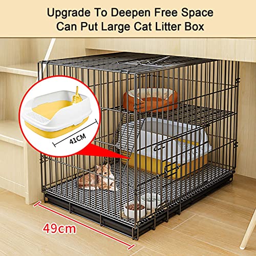 Cage pour chat facile à transporter pour résoudre les problèmes de propreté