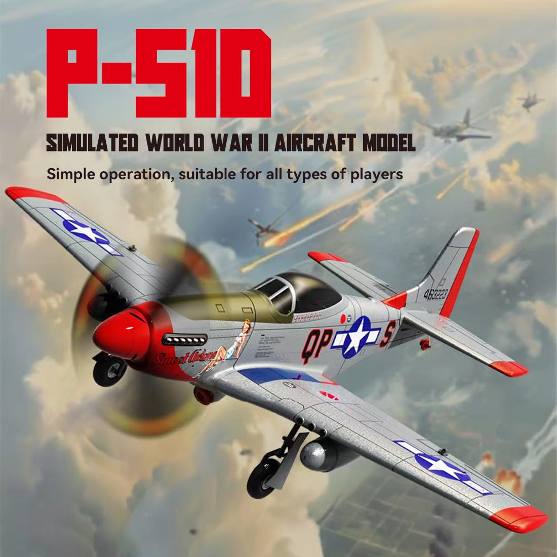 Avión RC EPP 685 mm RTF Brushless