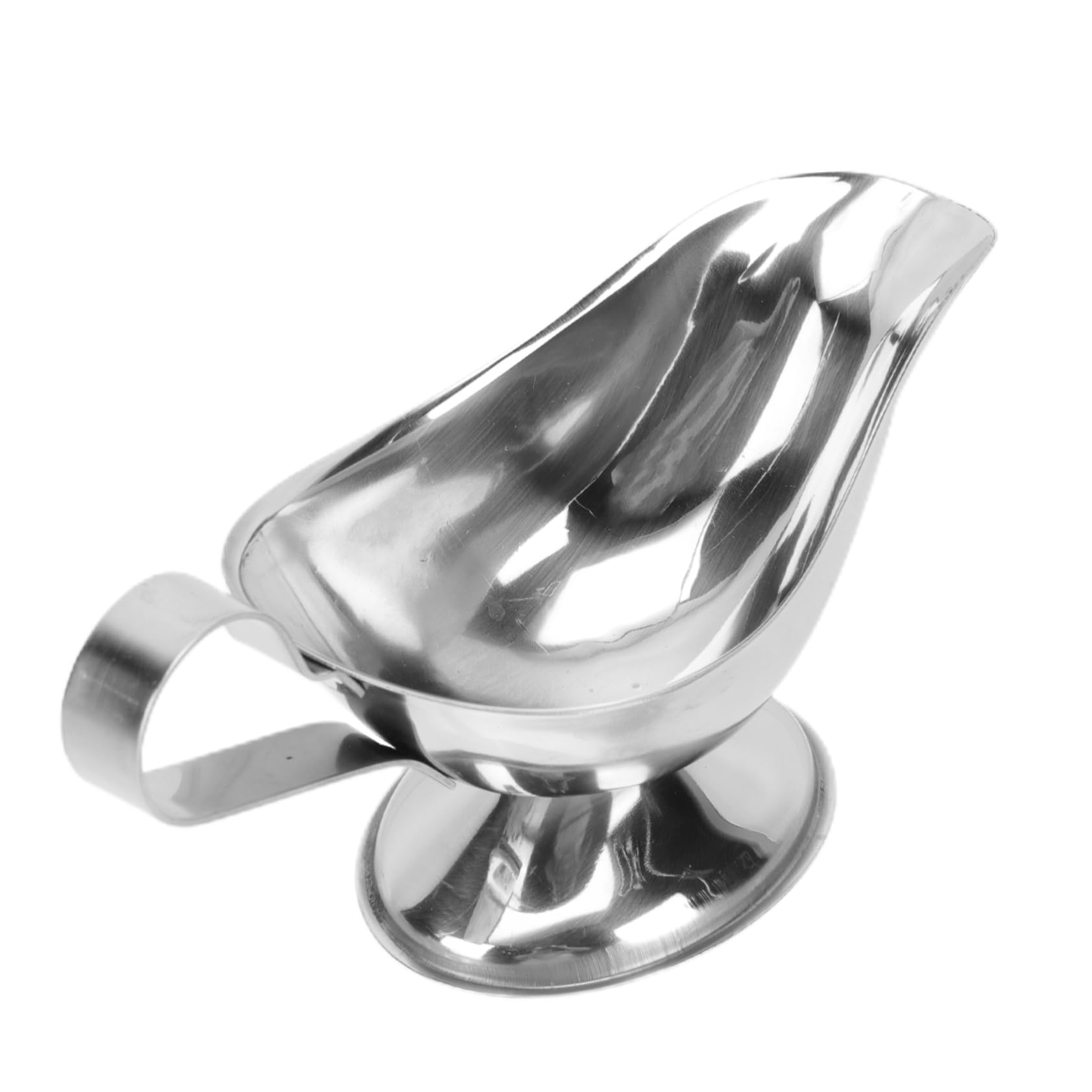 Unomor 1pc Seasoning Cup Milk Serving Pitcher Gravy Sauce Plate Creme De Menthe Syrup Serving Sauce Cup Syrup Pitcher Steel Container with Lid Gravy Bowl Creamer Stainless Steel Sauce Cup
