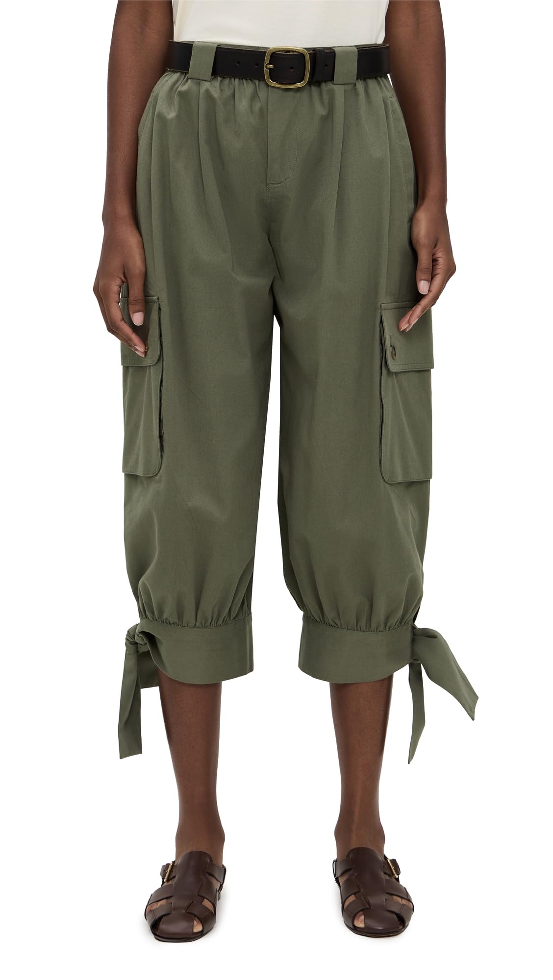 Sea Womens Miles Workwear Belted Bubble Pants
