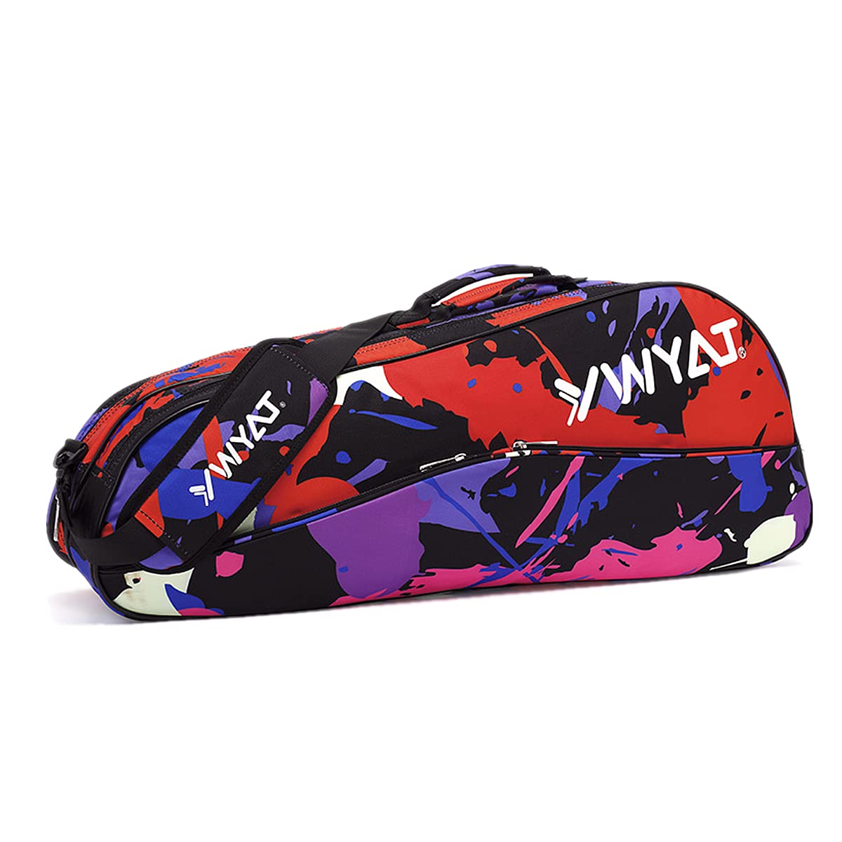 UNISTRENGH Badminton Racket Bag Waterproof Tennis Racquet Single Shoulder Bags 3 to 6 Racquet Tote Pack for Men Women Youth and Adult