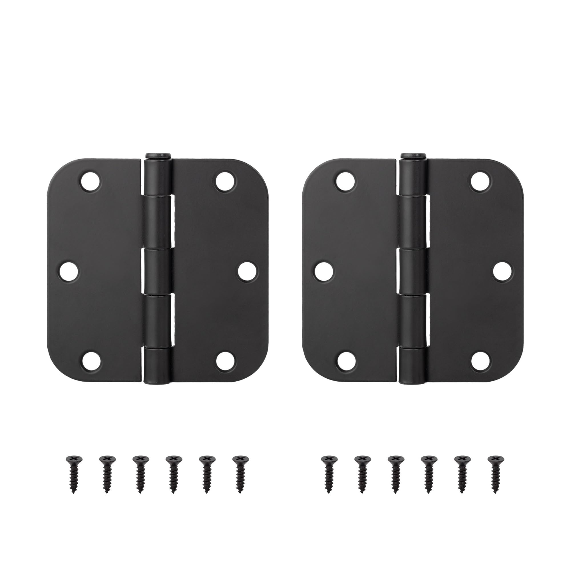 Pjfcewfdgx Black 2Pcs Door Hinge Black Fitting