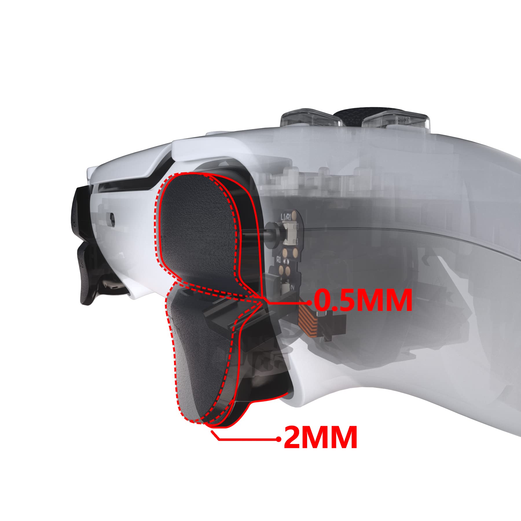 PS5 ホールセンサー　連写　リマッピング　クイックトリガー Amazon.co.jp: ElecGear ホールセンサージョイスティック