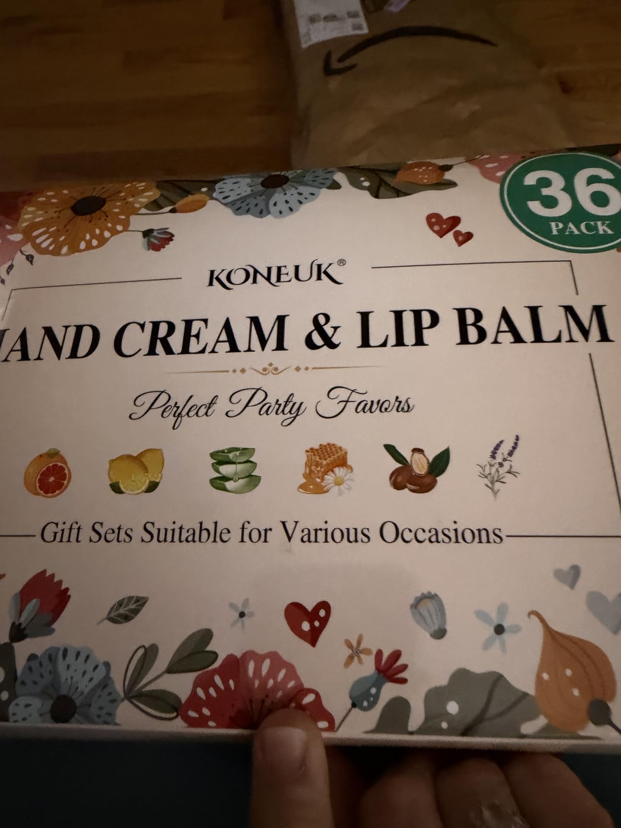 KONEUK 30 Pack Bulk Facial Mask, Bulk Hand Cream and Bulk Lip Balm Sets, for Mom, Teacher Appreciation Gifts, Nurses Week Gifts and Bridal Shower Favors, Birthday Gifts