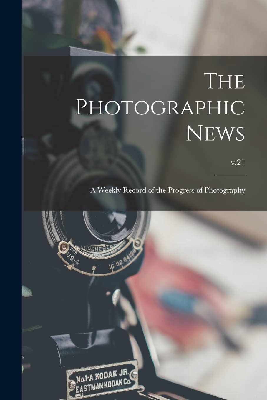 The Photographic News v.21 volume de collection reliure prestige