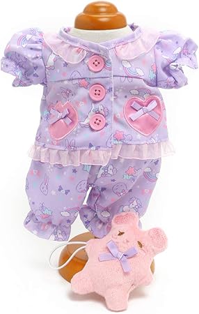 Amazon マザーガーデン うさももmサイズ 着せ替え用お洋服 ユニコーンパジャマ お人形遊び きせかえ ドール 着せ替え服 ドレス アクセサリー おもちゃ