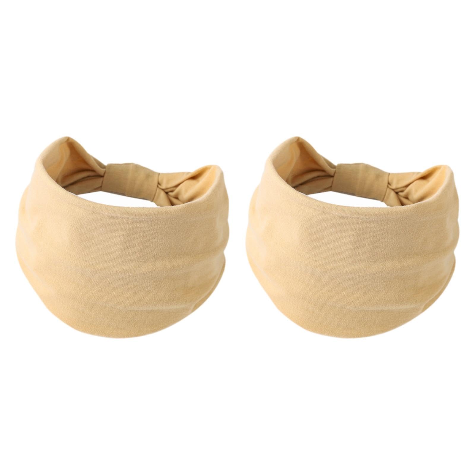 ujeavette 2Pcs Outdoor Headband Comfortable Hair Band Wrap for Running Workout Fitness Khaki-picture-44