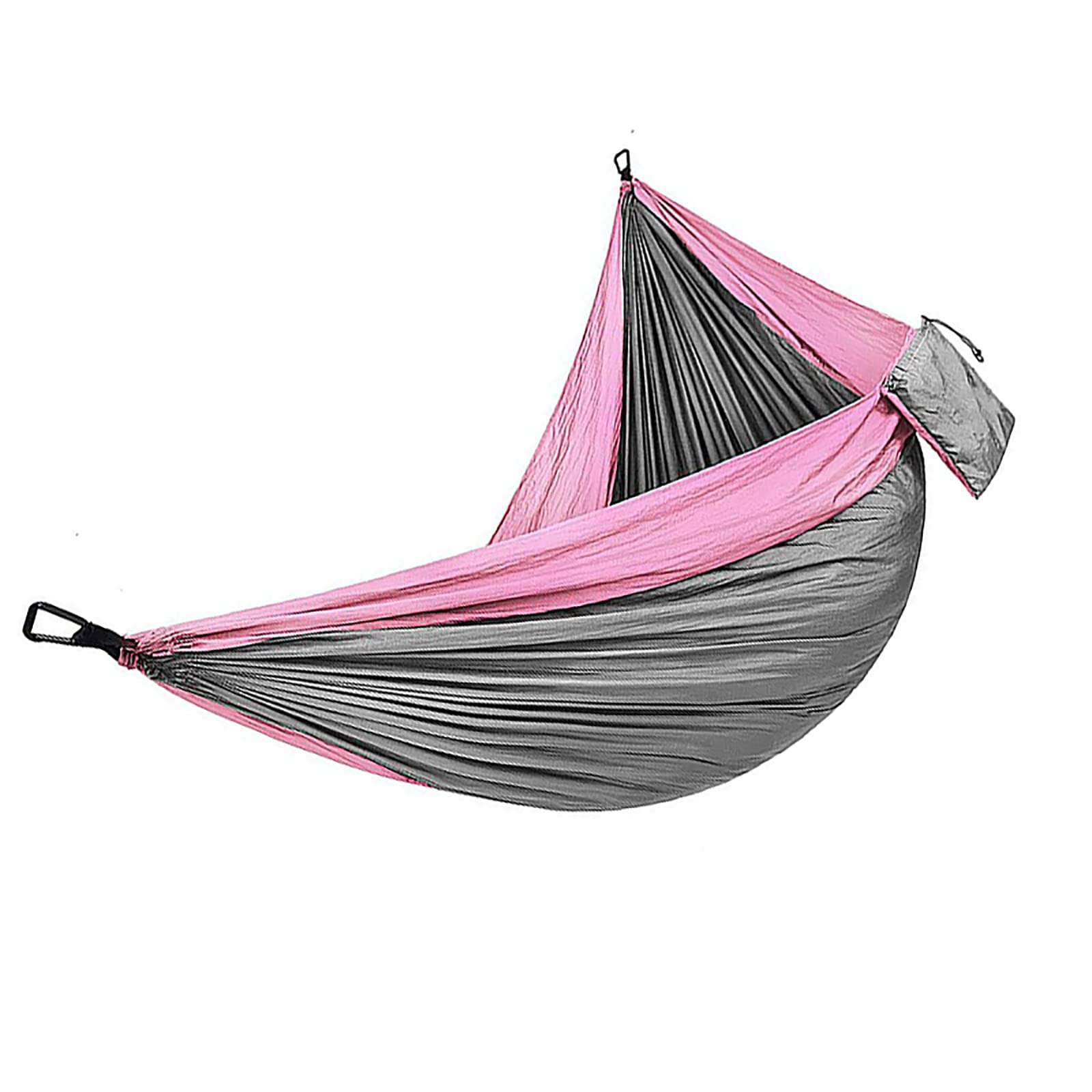 hammock, s Load Capacity up to 200 kg Portable with Carry Bag Quick Drying Parachute NylonPink 1# 270 cm x 140