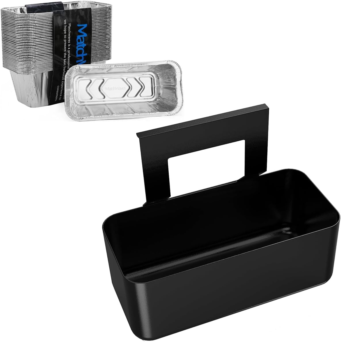 50Pack Blackstone Griddle Grease Cup Liners for 28 and 36 inch Bundle with Drip Pan