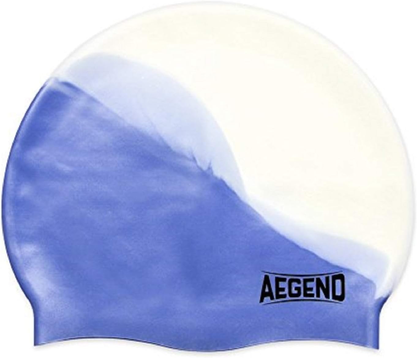 Aegend Solid Silicone Swim Cap, Comfortable Fit Swim Caps