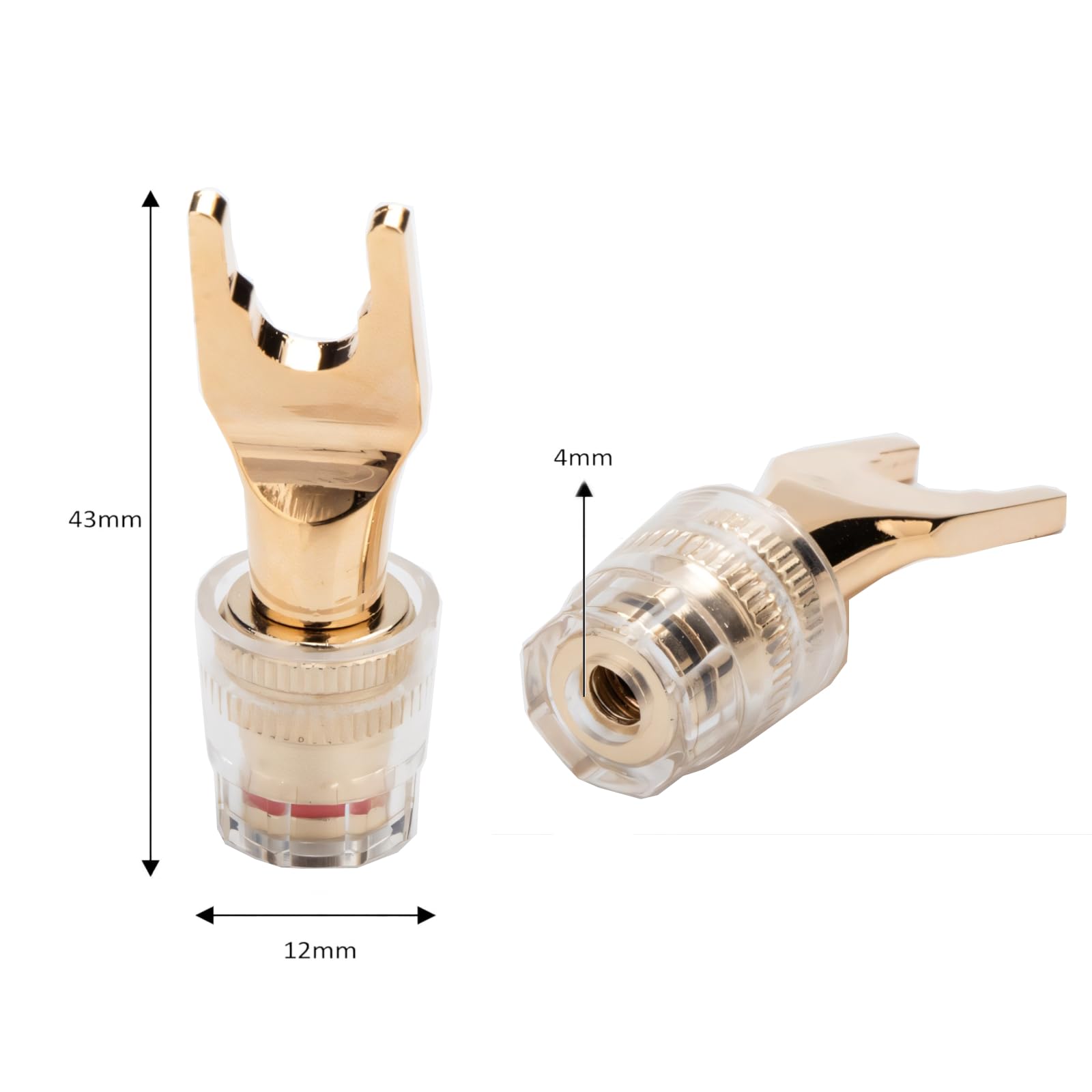 Amazon | 【LCYOUTH】バナナプラグ変換コネクタ 4mm スピーカー