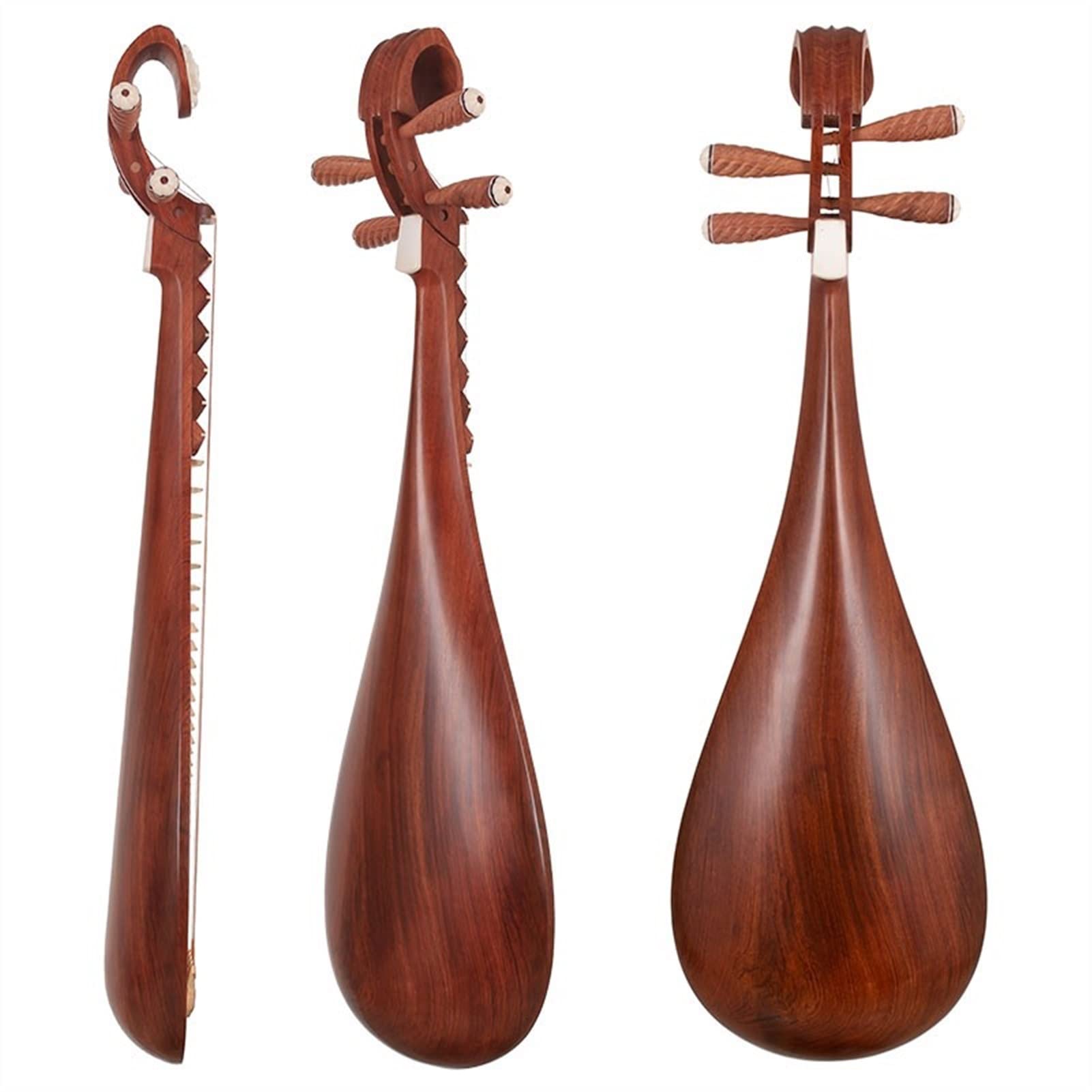 KESHUO Lute Mahogany Pipa Te's Guyi Sumu Pipa Beginners Playing Adult Pipa Whole Back Pipa Musical Instrument - Image 2