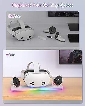 Amazon.co.jp: Meta Quest 3S/3用充電ドック、Kinwin Oculus