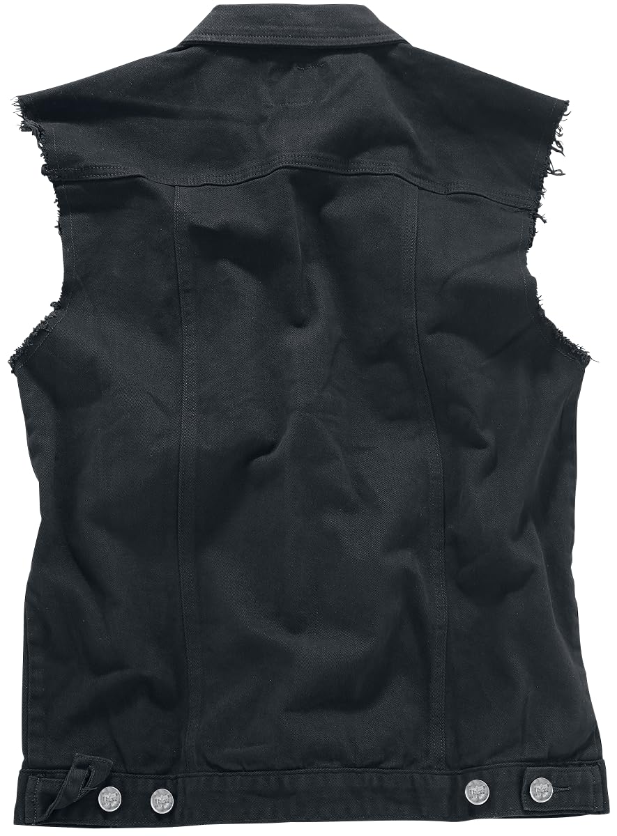 EMP Hombre Chaleco vaquero negro