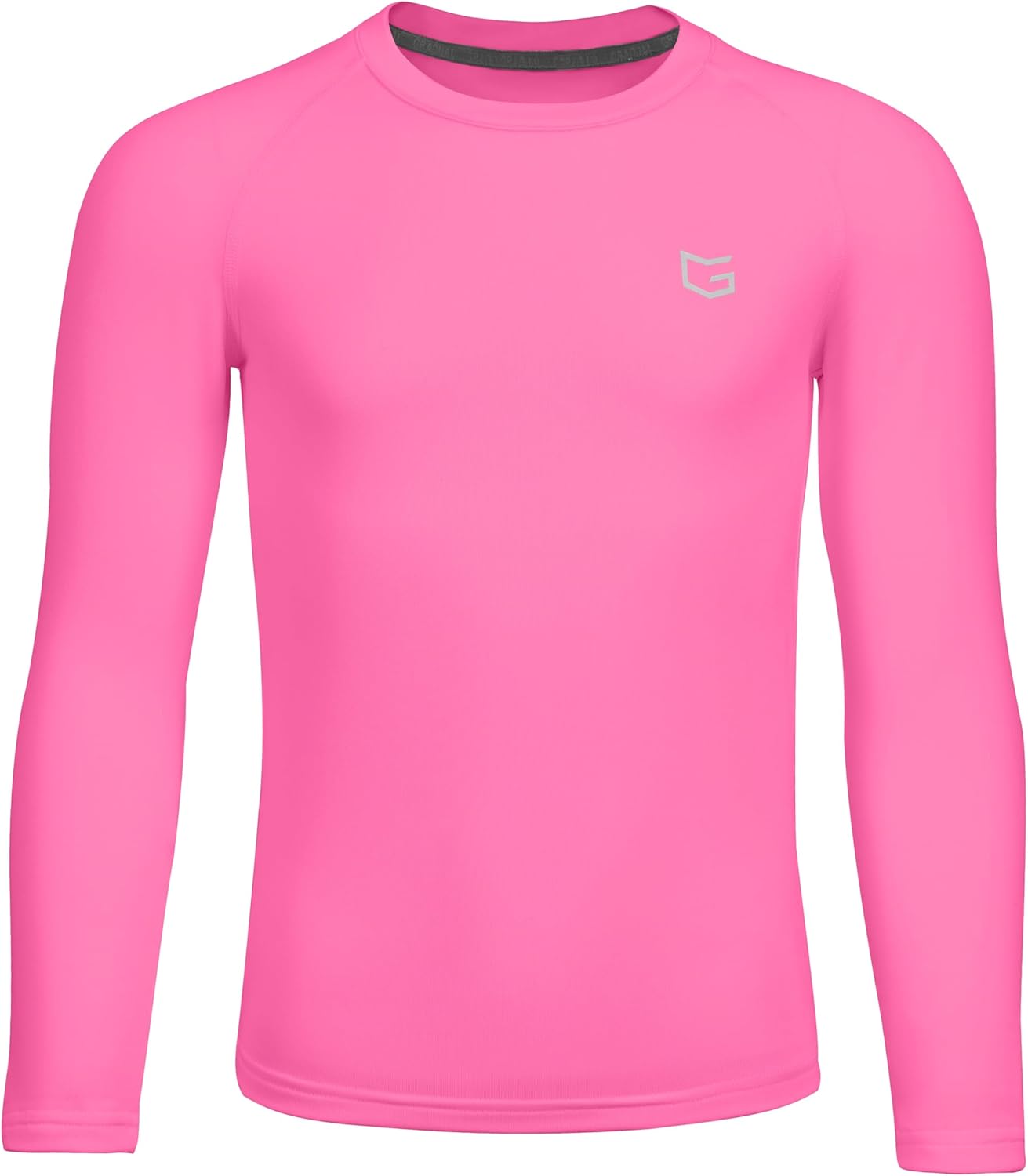 G Gradual Youth Boys Compression Thermal Shirt Long Sleeve Fleece Undershirt for Boy Football Baseball Soccer Base Layer