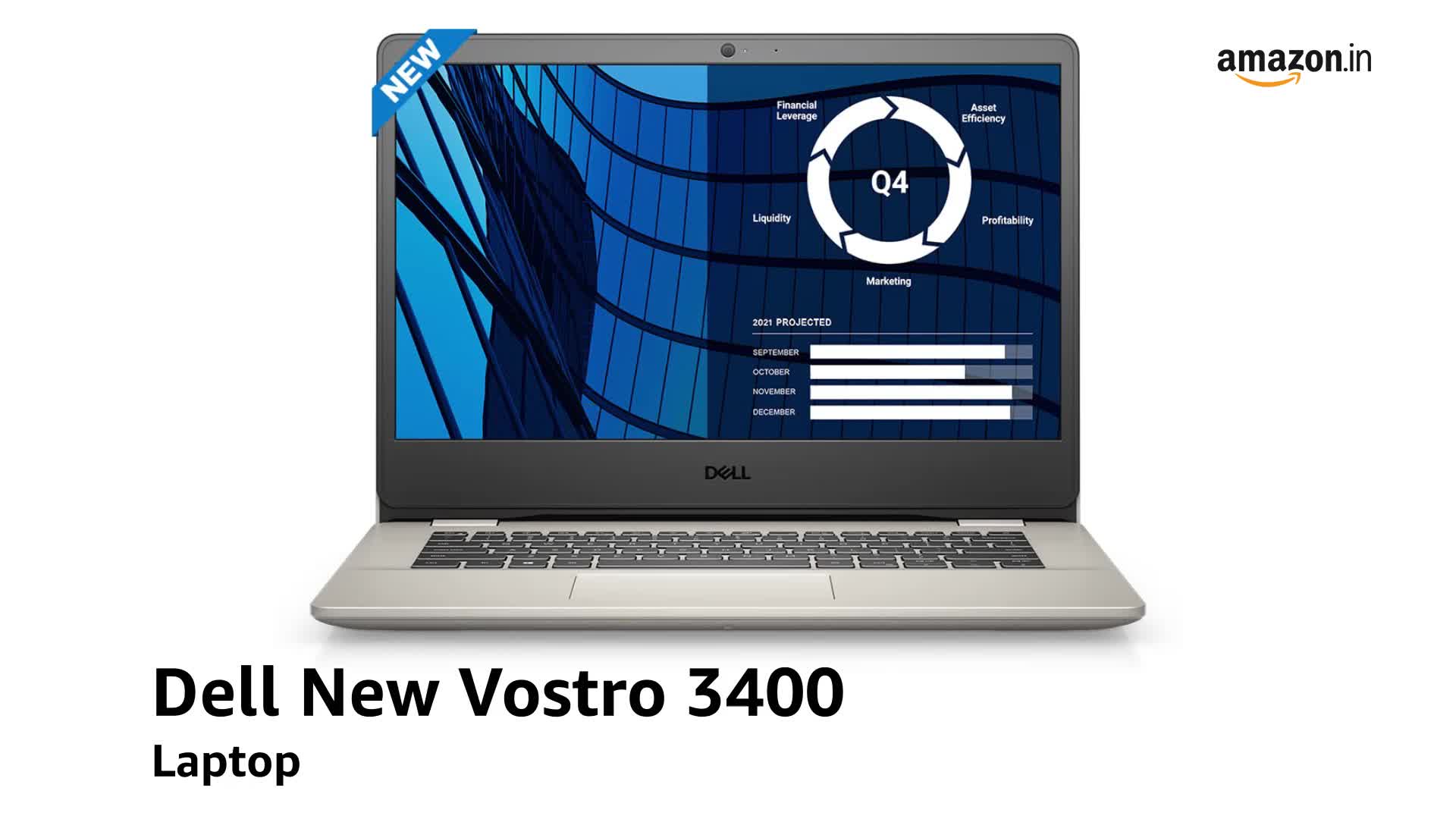 Dell New Vostro 3400 Laptop, Intel I5-1135G7, Windows 11 +