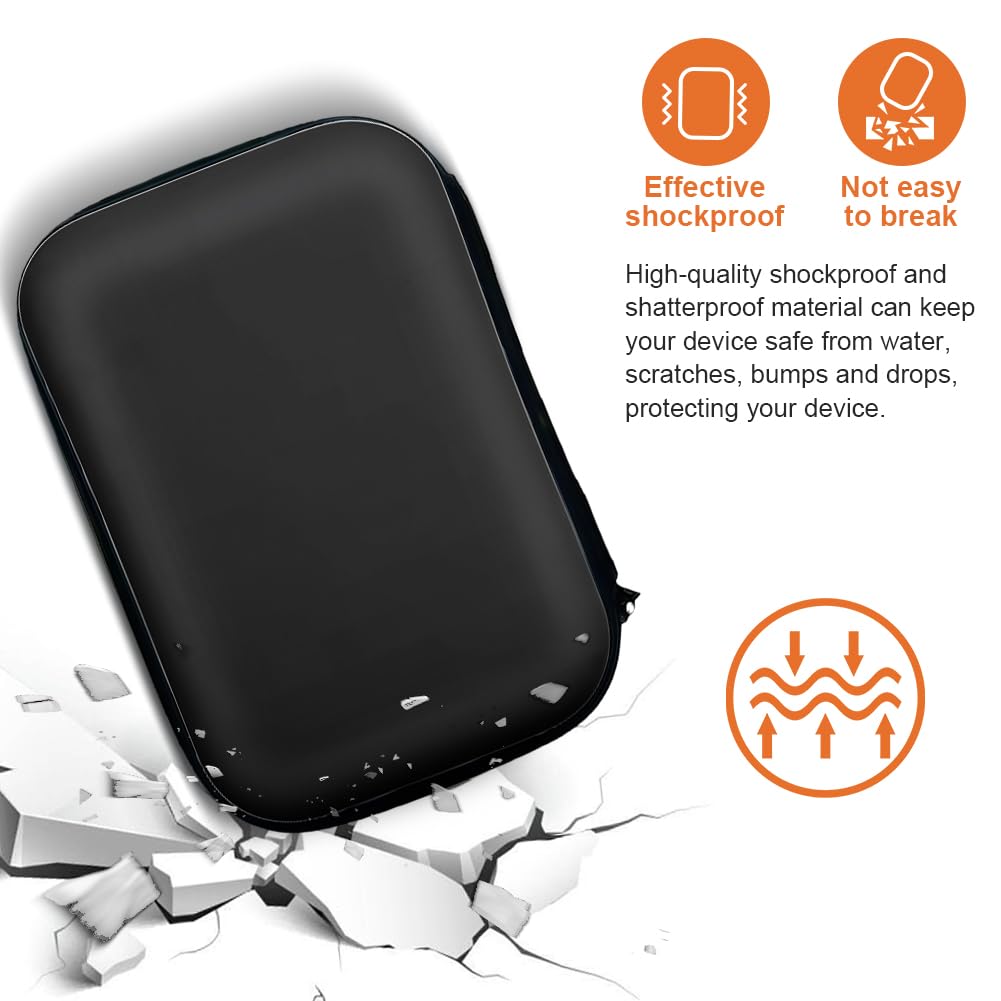 Custodia per Hard Disk, Custodia Hard Disk Esterno 2.5", Antiurto Rigida Cover Case, Borsa SSD HDD, Portatile Disco Esterno Protettiva, Nero