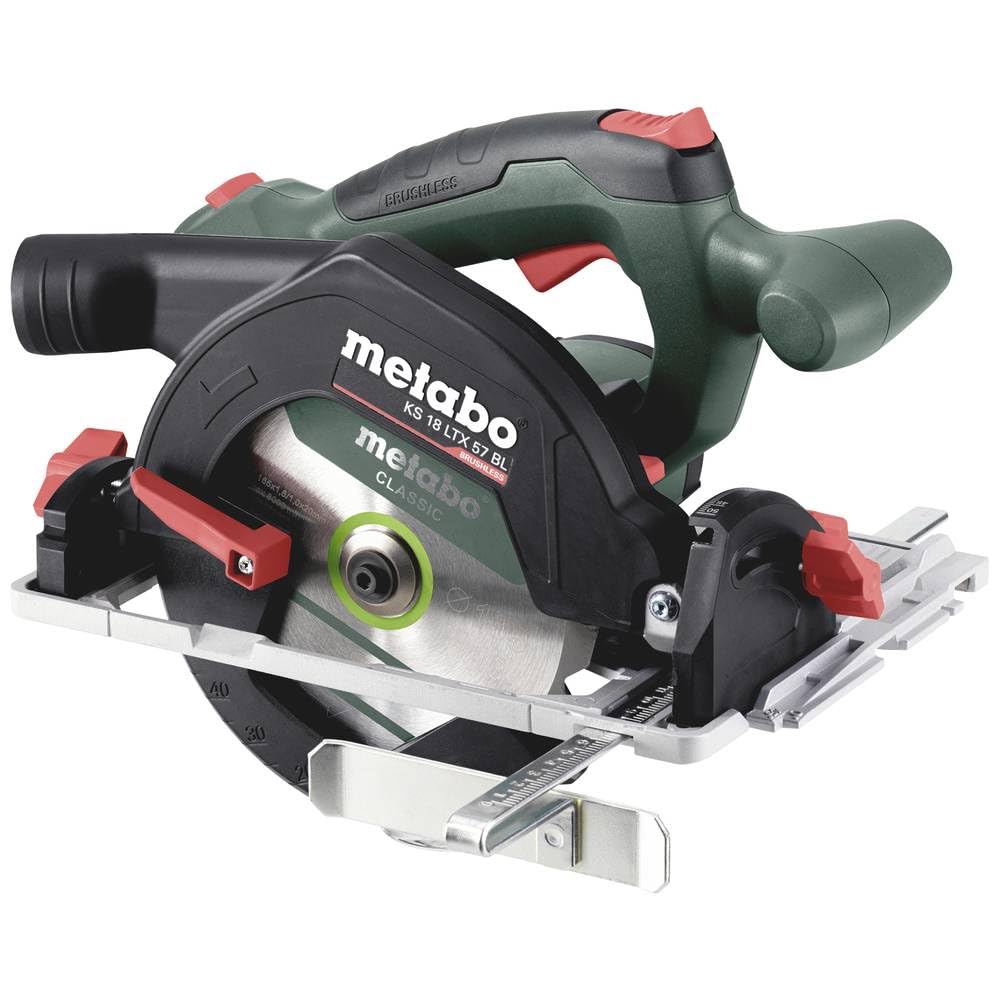 Metabo KS 18 LTX 57 BL 16,5 cm Nero, Verde, Metallico, Rosso 5000 Giri/min (611857850)