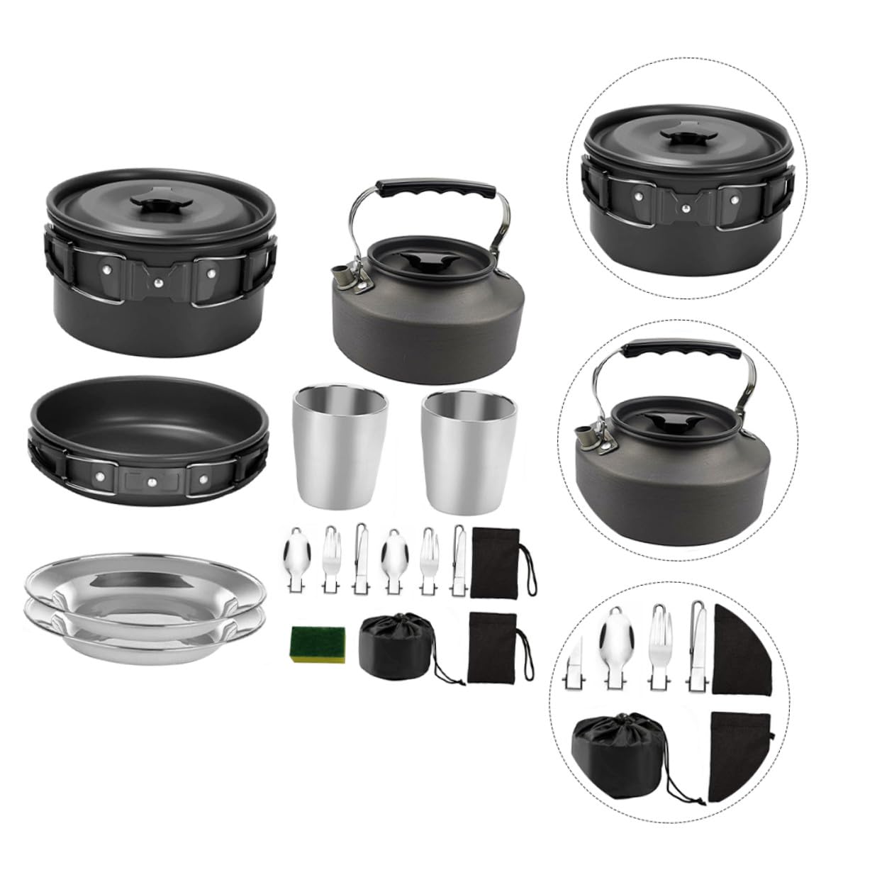 Gatuida Cuisine pour Barbecue Léger Vaisselle Ustensiles De Cuisine Pratique Réchaud De Barbecue Maniable