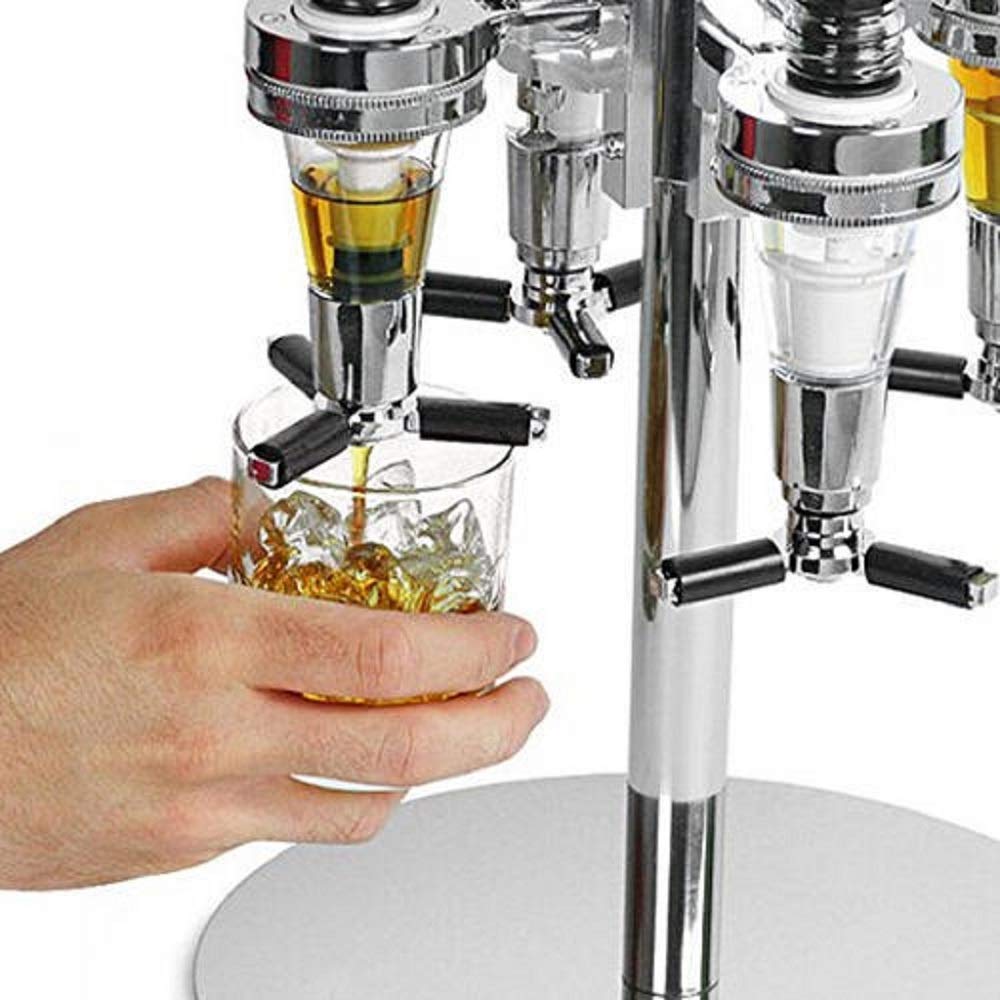 Sharplace Distributeur de Bouteilles Mural avec Cadre en d'Aluminium Parfait pour Bière Rhum, 30ml