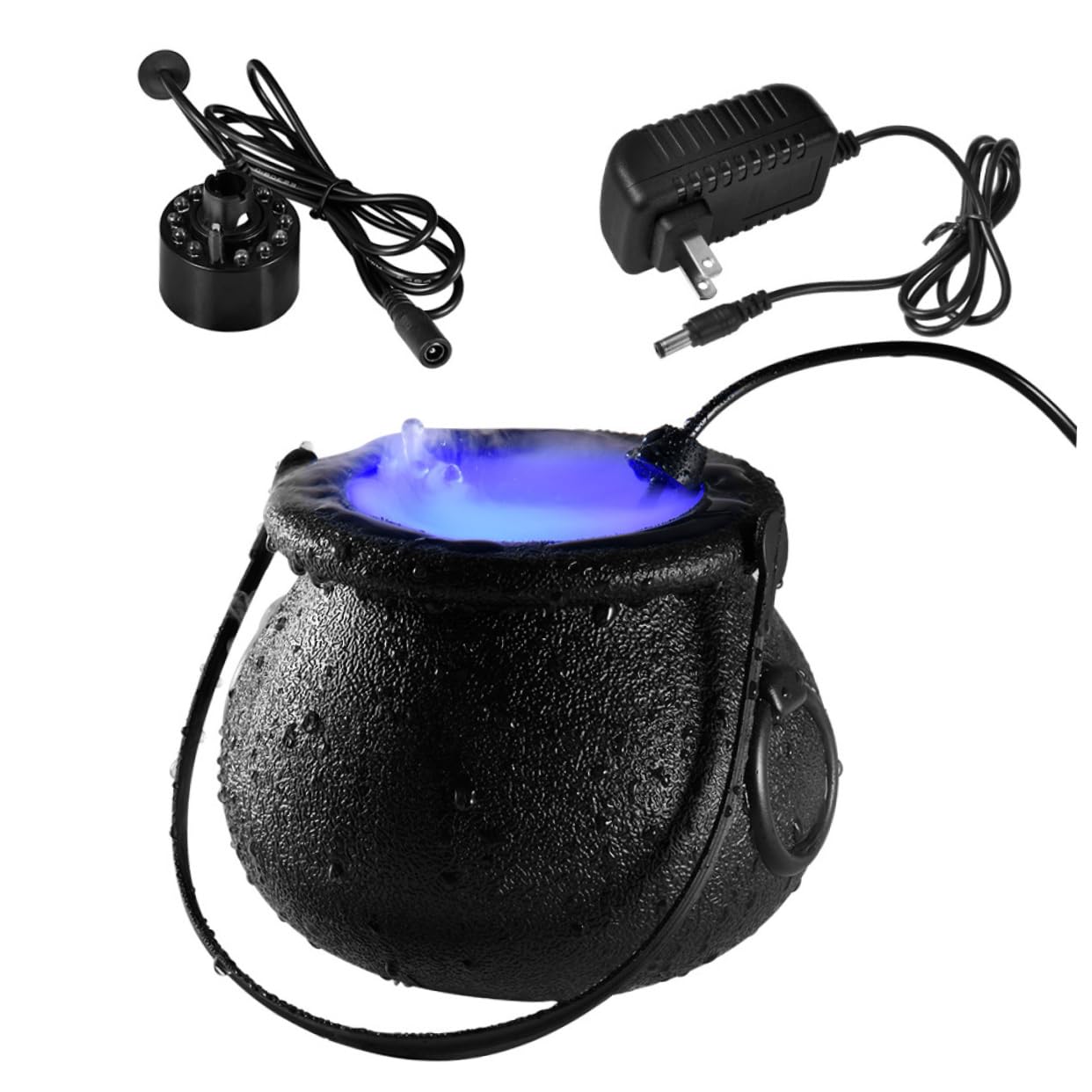 ERINGOGO Maker Bubble Fog Machine Halloween Decoration Spraying Machine Night Lamp