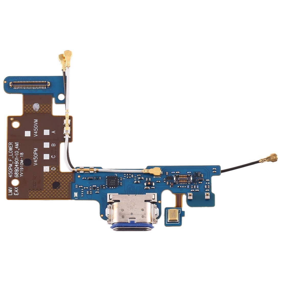 CHENYAN Charging Port Flex Cable for LG V50 ThinQ 5G / LM-V450PM LM-V450VM