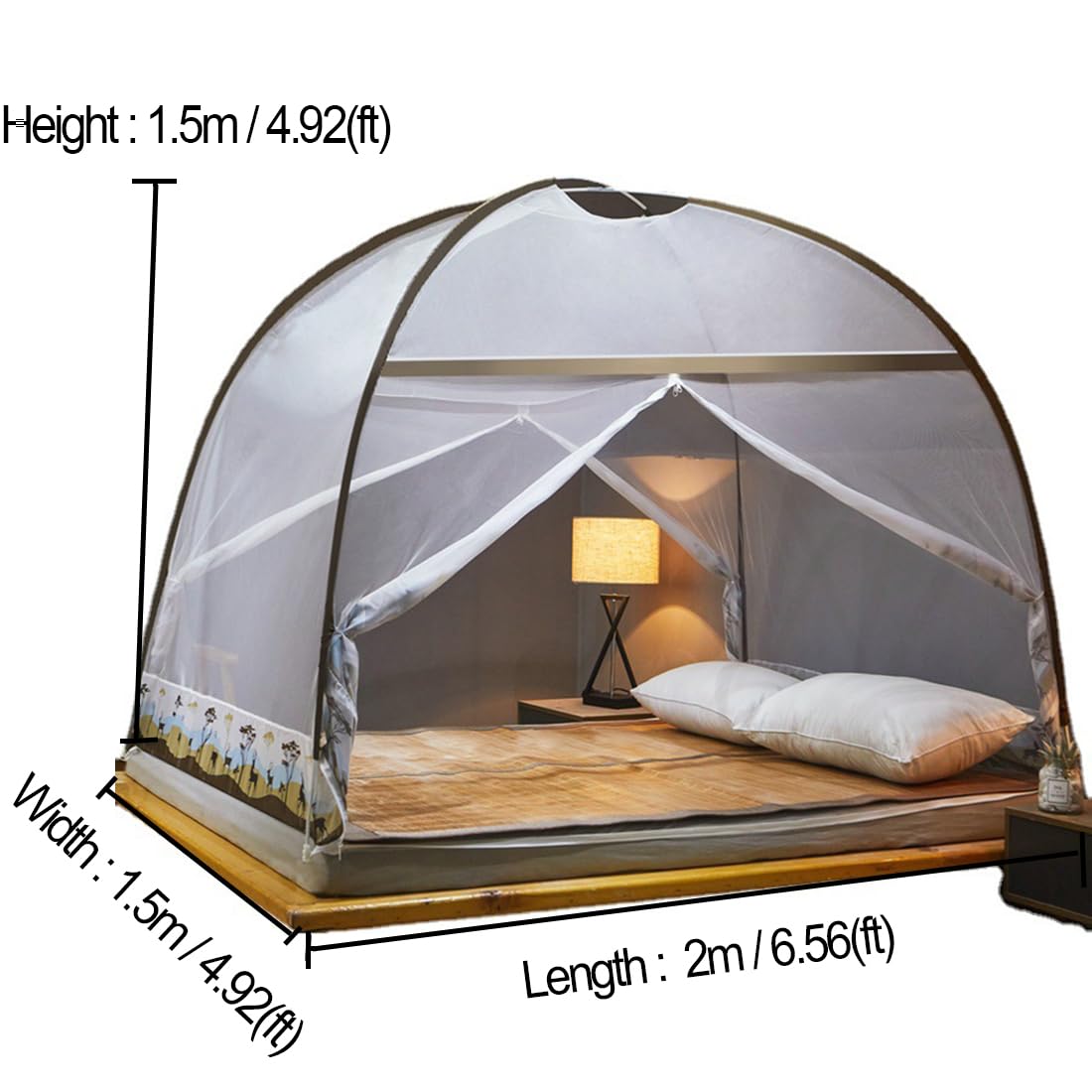 mongolisches zelt name Zelt, faltbar, für Einzel- und Doppelpersonen, ohne Installation, bequemer zum EIN- und Aussteigen, bequem zum Schlafen, geeignet für Schlafzimmer, Wolken, 1,5 x 2,0 m Sport & Freizeit Boxsack Ohne Handschuhe | Plakette Size:Medium/Small