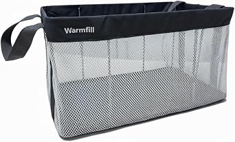 Freezer Organizer Bins - Warmfill Large Stackable Deep Freezer Organizer Bins, Easy Get Foods without Digging, Faster Freezing Better Freshness