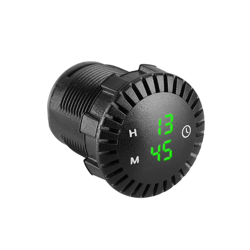 Affichage à LED d'horloge numérique tactile de moto de camion de bateau de voiture des véhicules à moteur de Buwei 12V / 24V