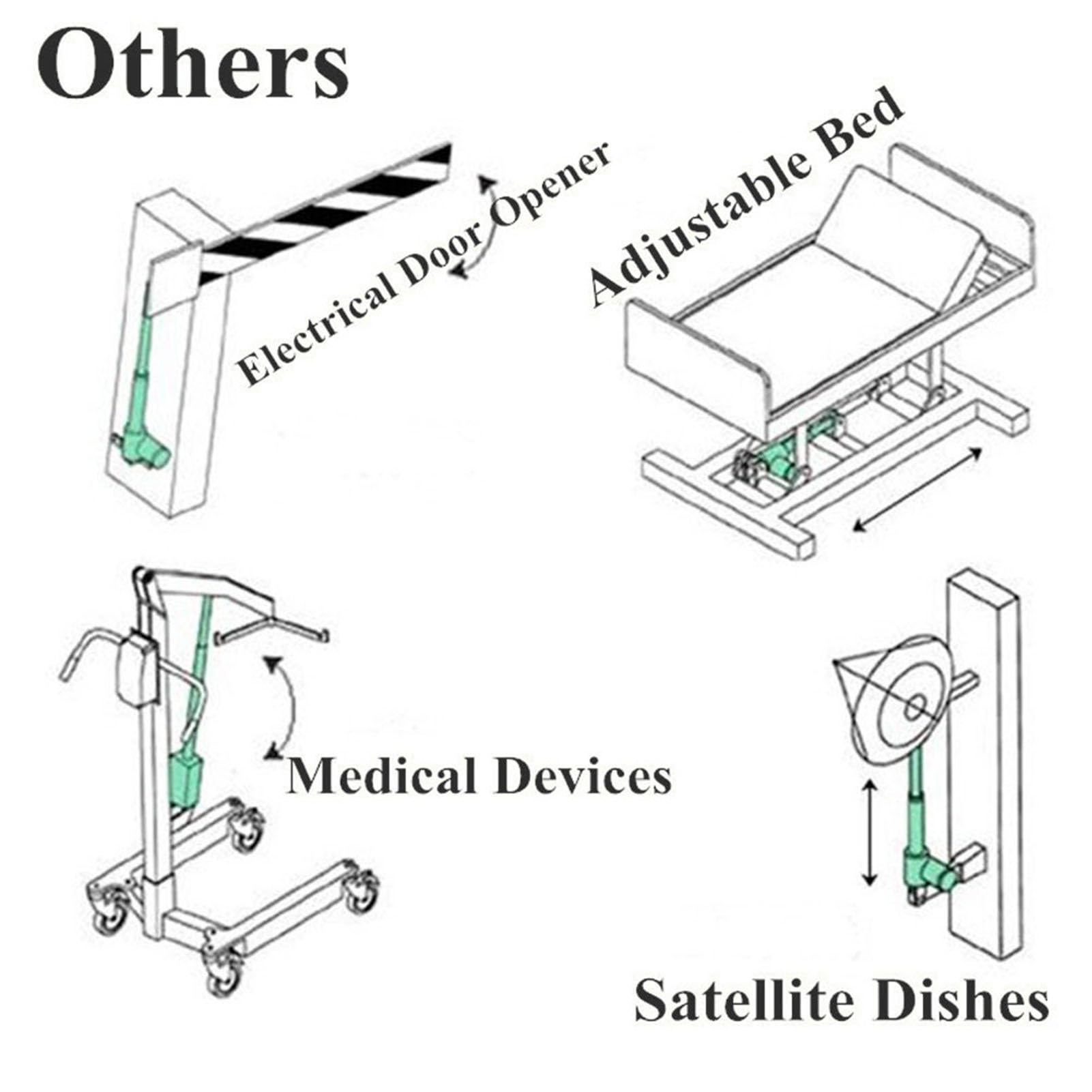Mando a distancia Universal Ajustable para Cama y Sofá, Mando a Distancia de 6 Botones y 5 Pines, Reemplazo del Mando Reclinable, 6,7 x 2,4 x