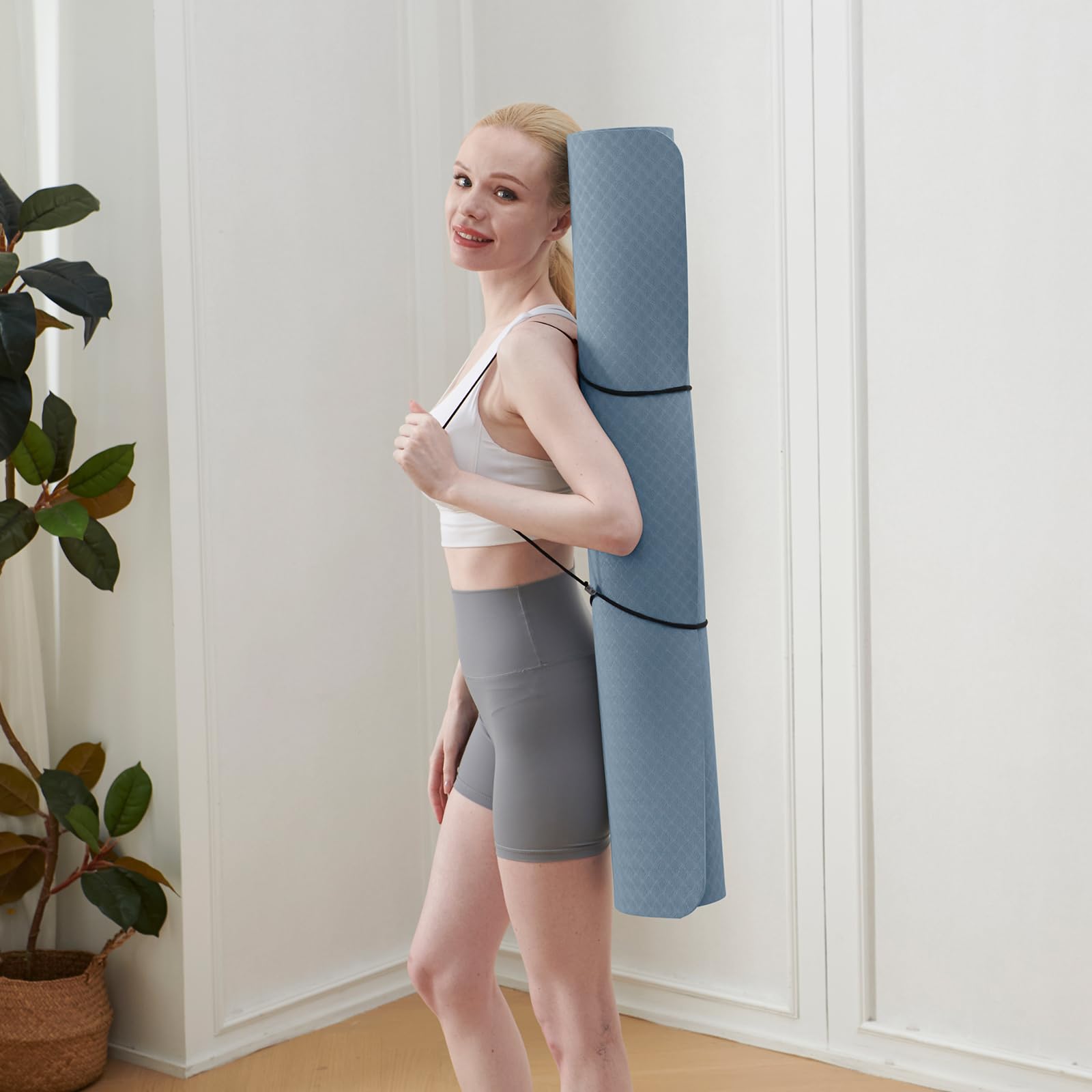 Good Nite Esterilla de Gimnasia Grande y Antideslizante - XXL, TPE para Yoga, Deporte y Pilates
